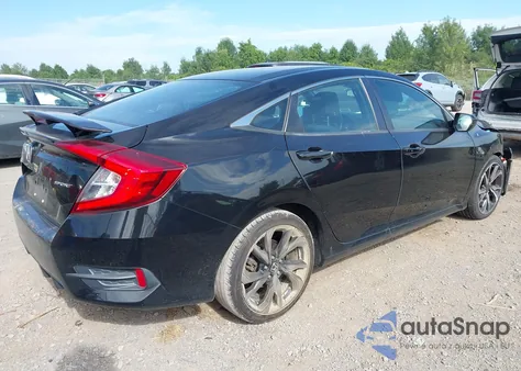2020 Honda Civic Sport из США, поврежденный, VIN 2HGFC2F83LH500620